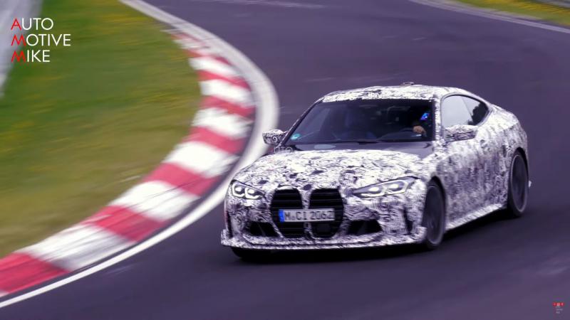 BMW M4 CSL Testing