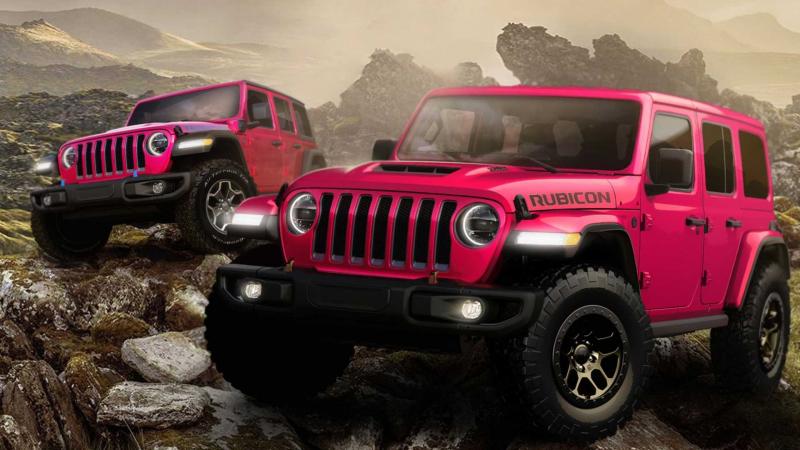 Jeep Wrangler Tuscadero Pink 1