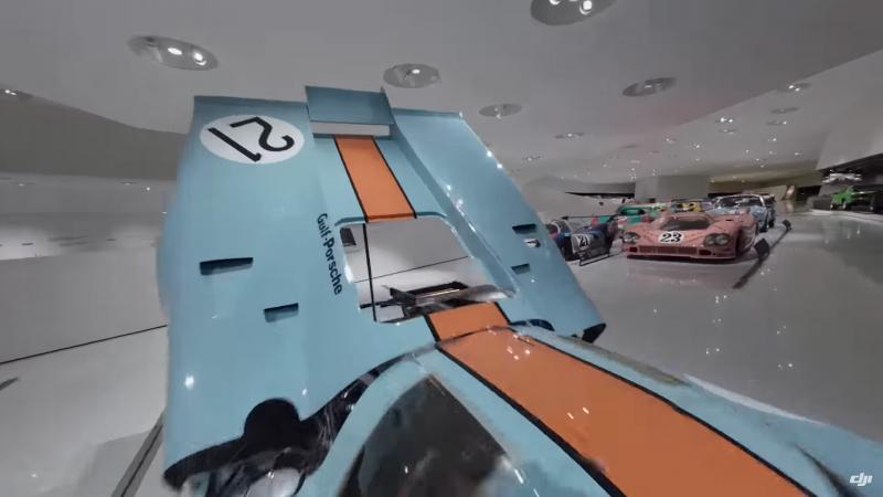 Porsche Museum Drone