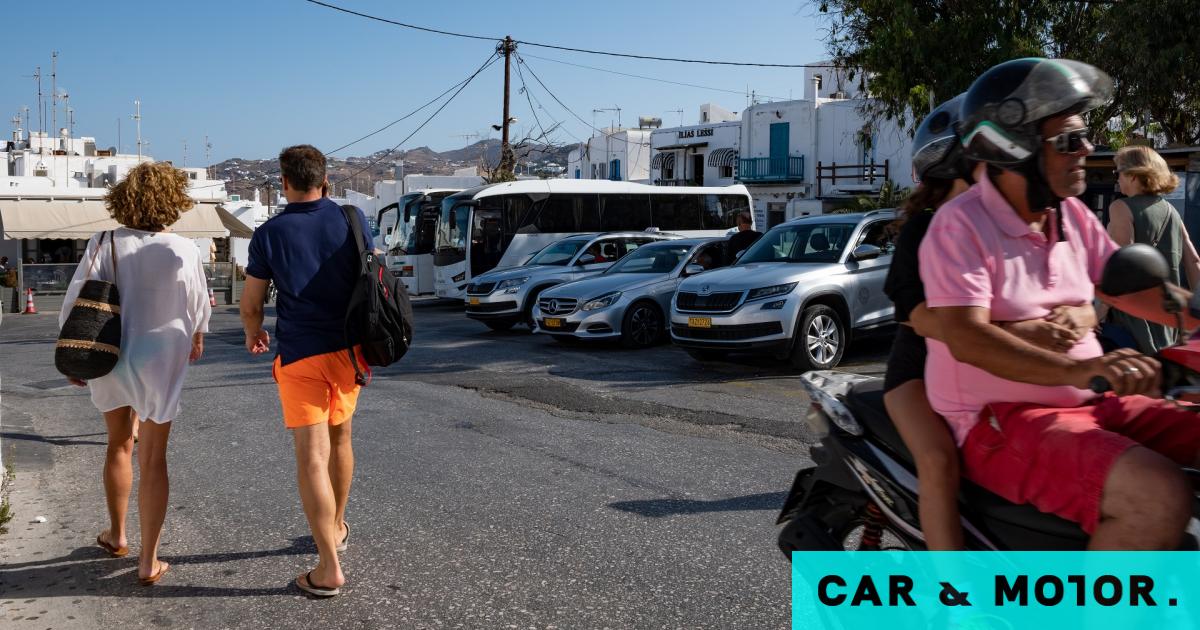 Tourists ‘queuing’ in Mykonos waiting for taxis (VIDEO)