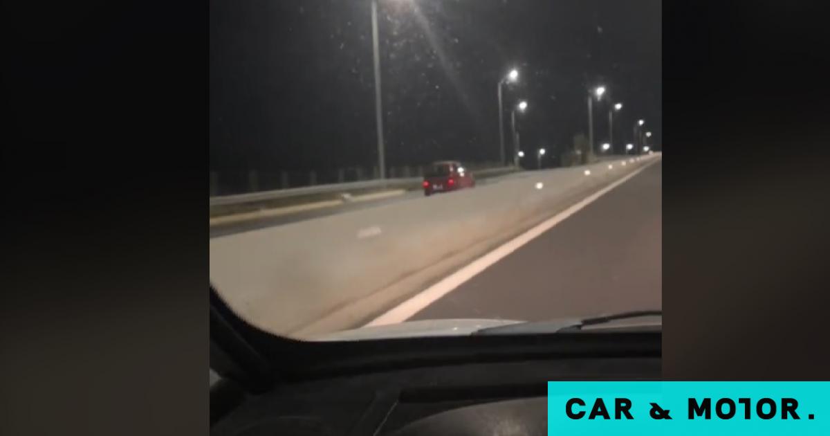 A driver entered the opposite direction – a new shocking incident