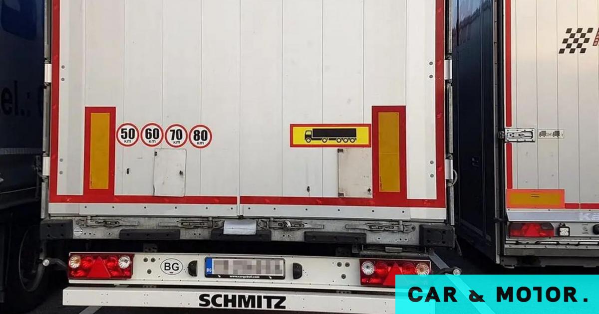 Γιατί τα φορτηγά οχήματα έχουν αυτά τα αυτοκόλλητα στο πίσω μέρος τους ...