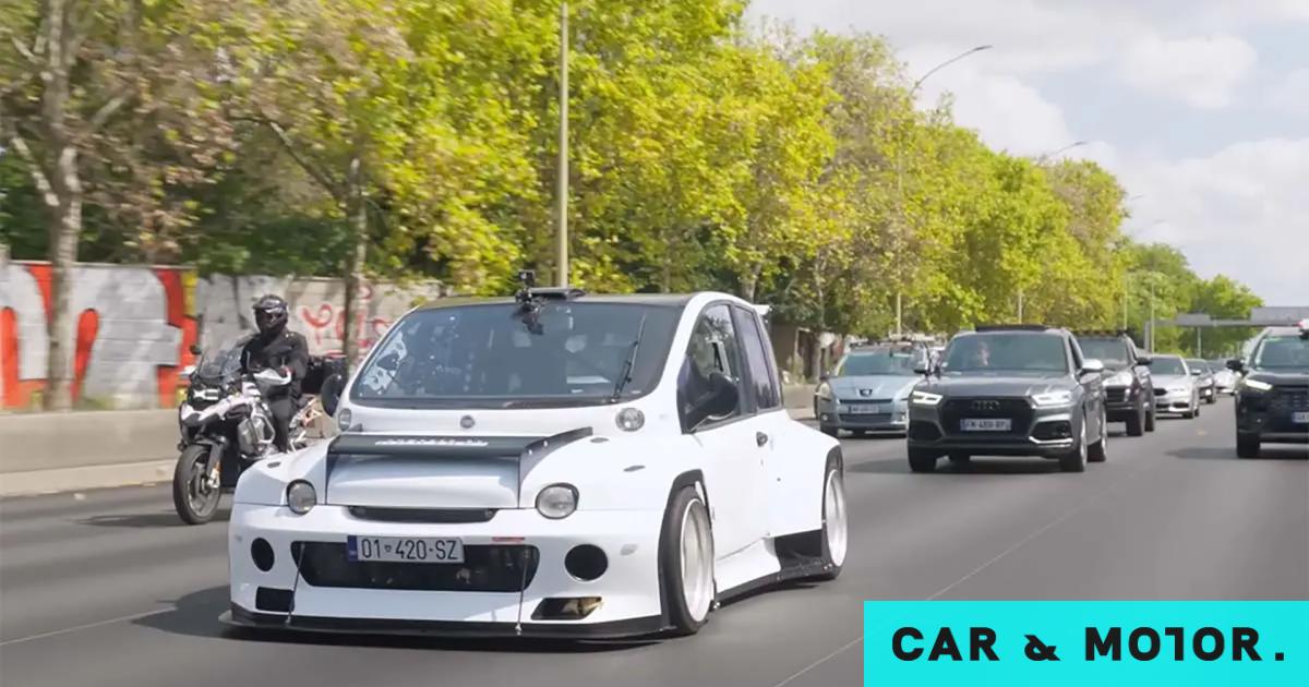 Το πιο παράξενο Fiat - Ένα Multipla με κινητήρα από Corvette και 1.300 ίππους (video) | carandmotor.gr