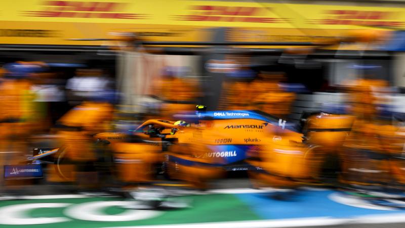 McLaren Pit-stop France 2021