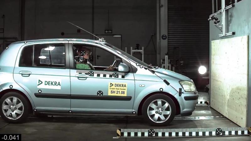 Hyundai Getz DEKRA crash test 2021