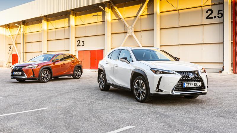 Δοκιμή ηλεκτρικό Lexus UX 300e και UX 250h