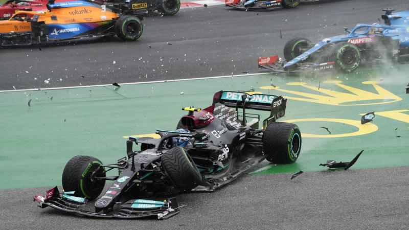 Bottas Crash