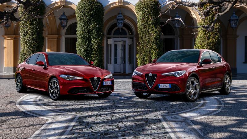 alfa romeo giulia alfa romeo stelvio