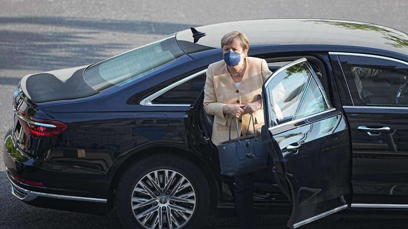 Merkel Audi A8