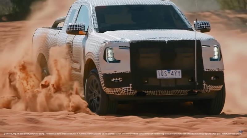 Ford Ranger 2022 Testing