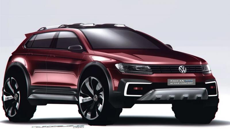 VW Tiguan GTE Active prototype