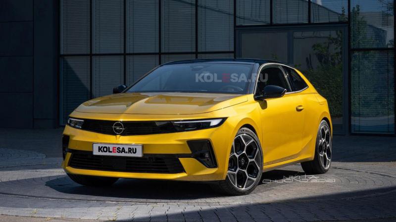 Opel Astra GTC render