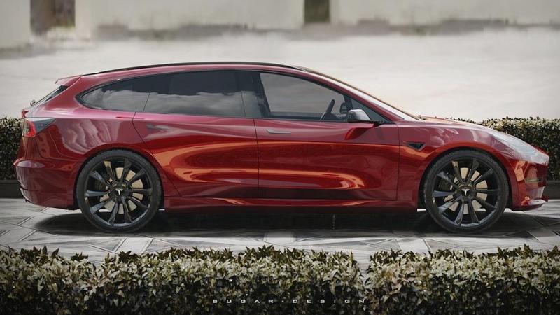 Tesla Wagon render