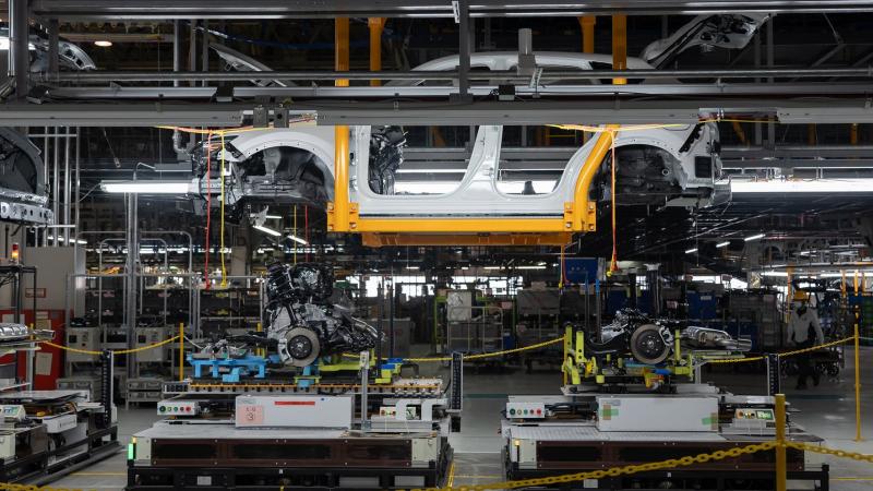 mazda production line