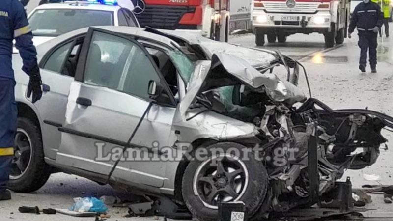 τροχαίο στον Δομοκό