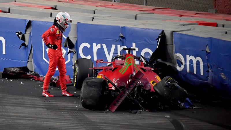 Charles Leclerc Ferrari Accident