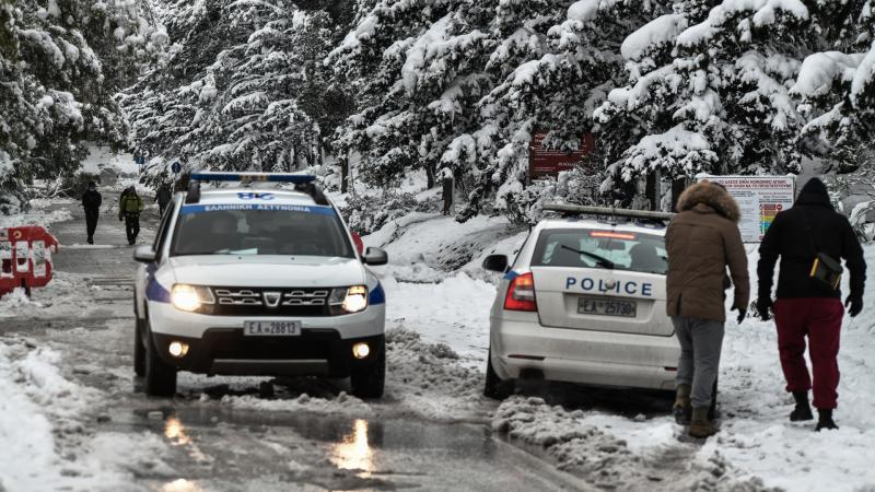 Χιόνια δρόμοι κλειστοί