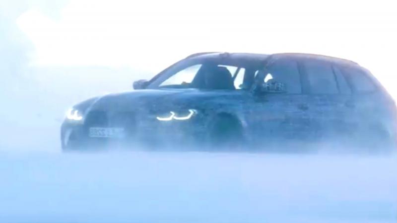BMW M3 Touring drift στα χιόνια 2022