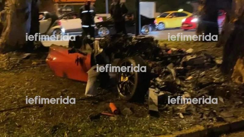 Ferrari ατύχημα
