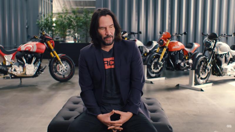 Keanu Reeves συλλογή μοτοσικλετών 2022 video