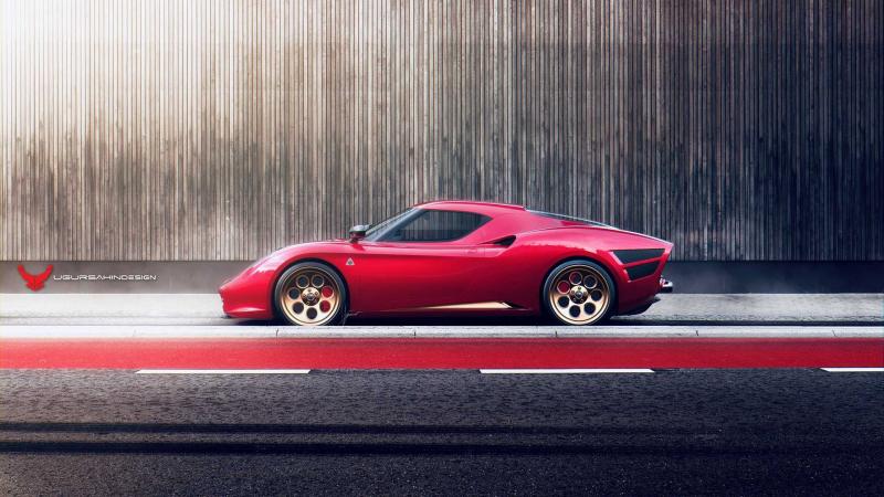 Alfa Romeo 4C Nivola render