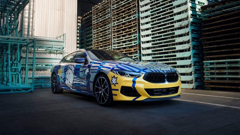 bmw 8 series gran coupe jeff koons 