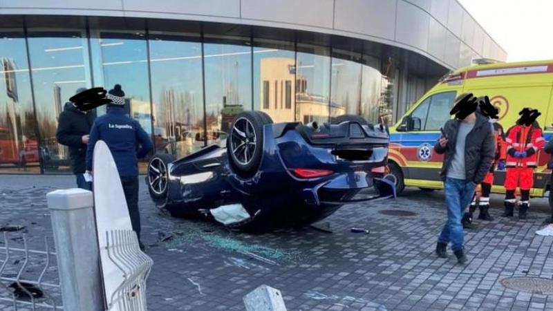 Toyota Supra Crash