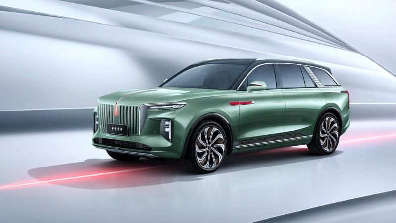 hongqi e-hs9 kina rossia