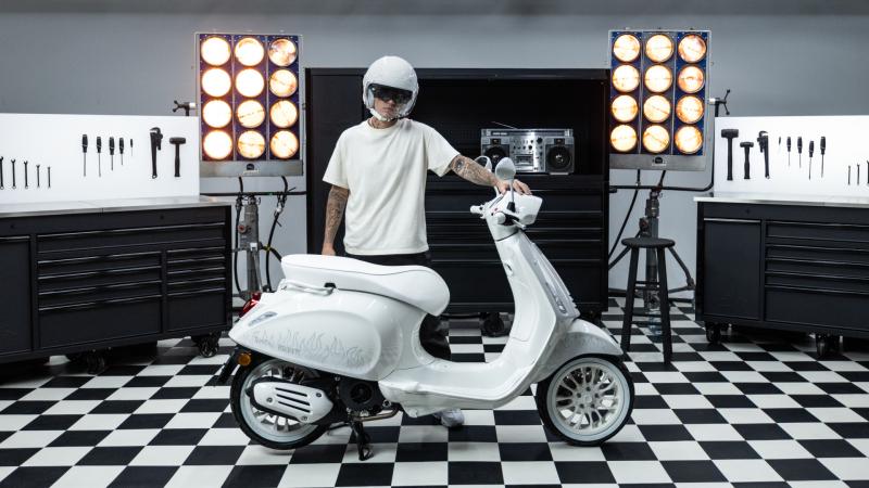 Justin Bieber X Vespa νέα έκδοση Vespa 2022