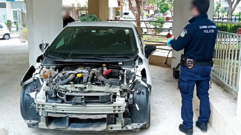 Έγδυσαν αυτοκίνητο σε πυλωτή στη Θεσσαλονίκη 2022