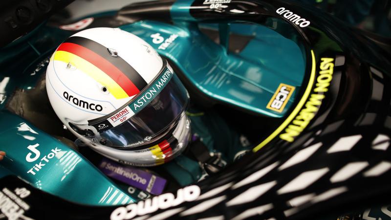 Sebastian Vettel Aston Martin GP Spain 2022