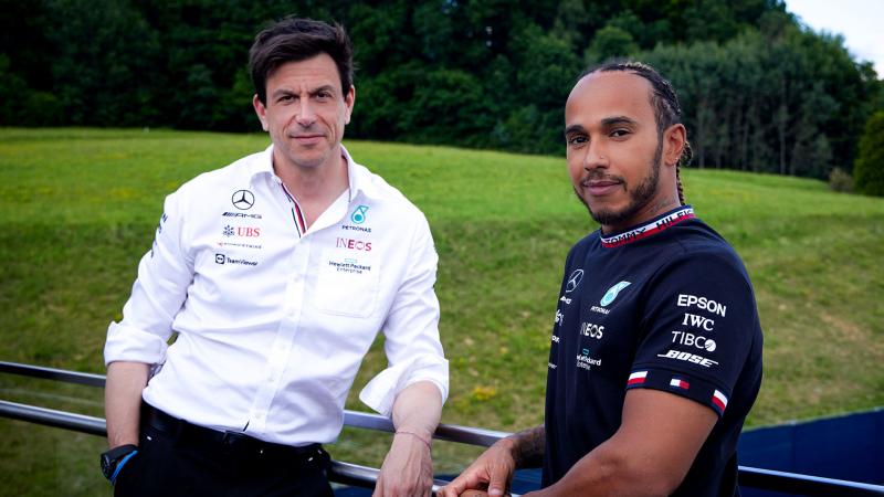 Toto Wolff Lewis Hamilton