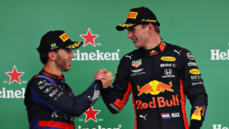 Pierre Gasly και Max Verstappen