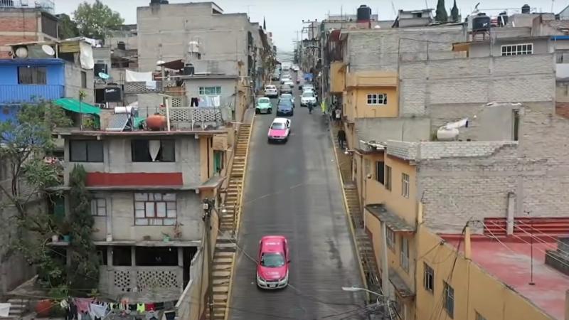 καταραμένος δρόμος κατηφόρα μεξικό