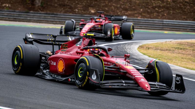 Carlos Sainz Charles Leclerc