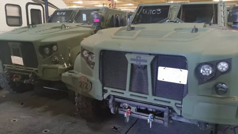 JLTV military vehicle