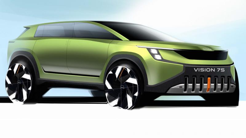 Skoda Vision 7S concept νέες εικόνες 2022