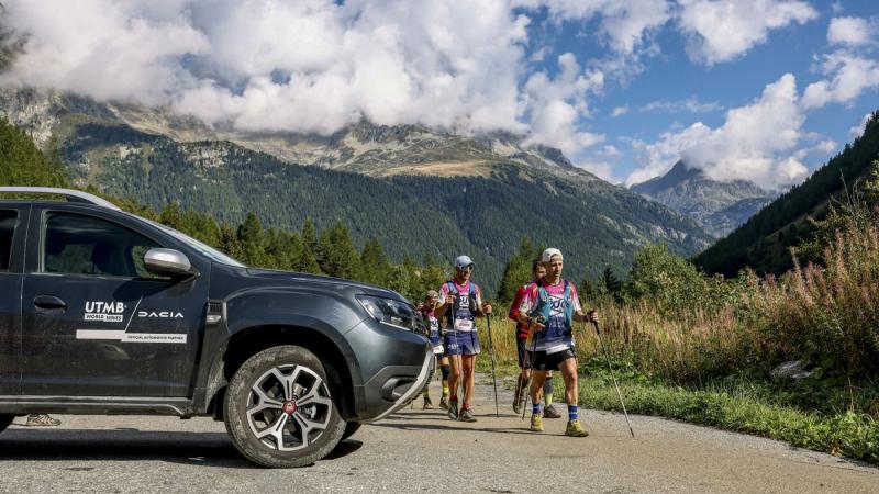 Dacia at mont blanc