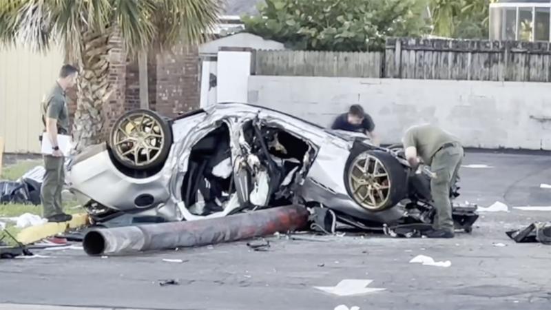 Κλοπή Maserati από ανήλικους και τροχαίο ατύχημα