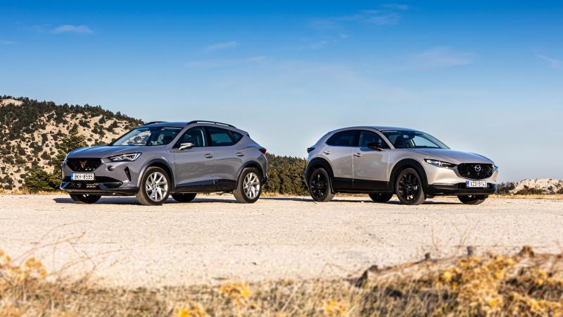 CUPRA Formentor vs Mazda CX-30 1