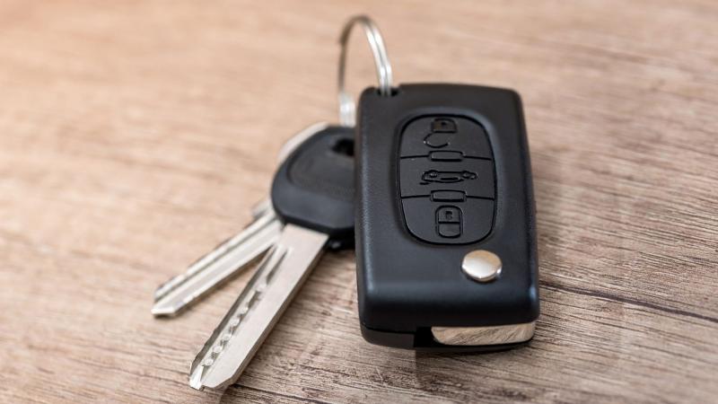 Car keys in ignition 1