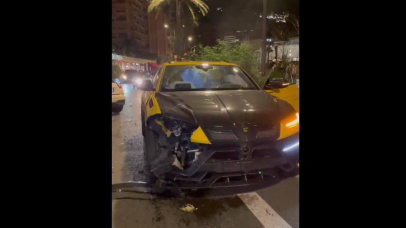 lamborghini urus accident 