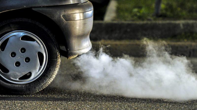 Car Exhaust white smoke