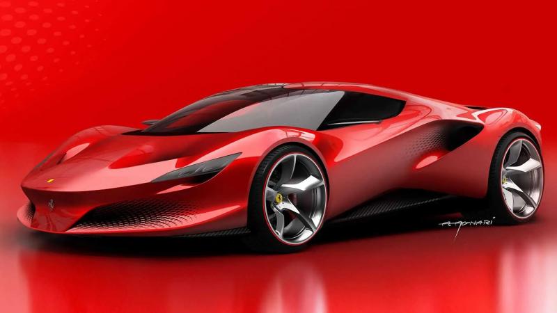 Ferrari SP48 Unica render