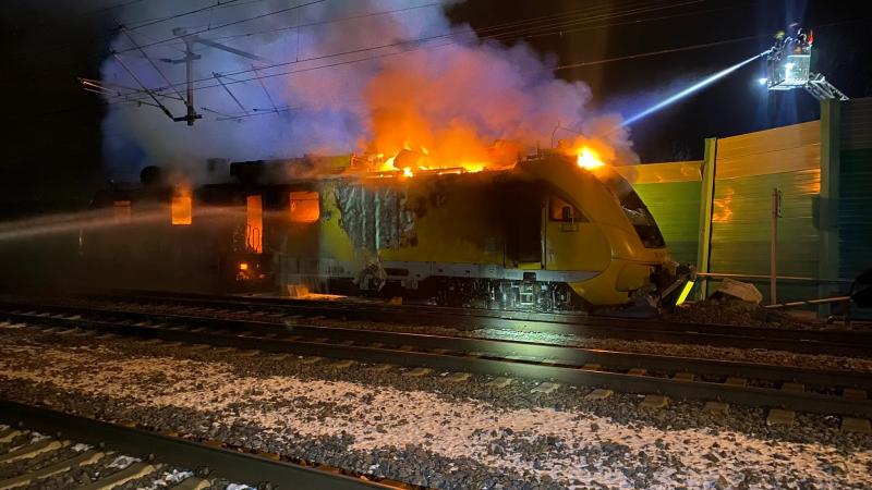 Τρένο φωτιά Γερμανία