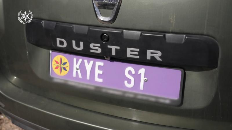 Yashar El Fake License Plate