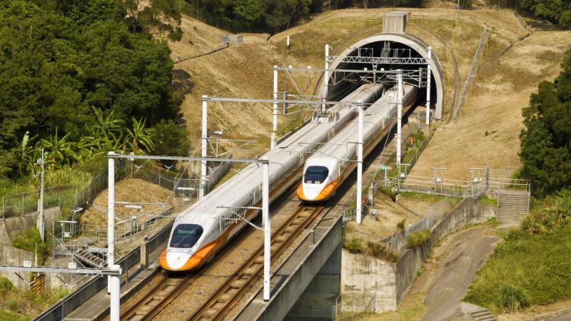 fast train tunnel