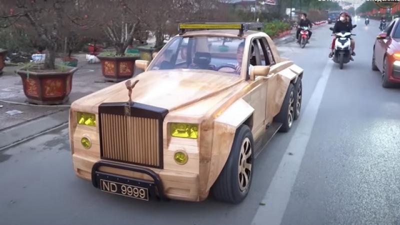 rolls royce wooden