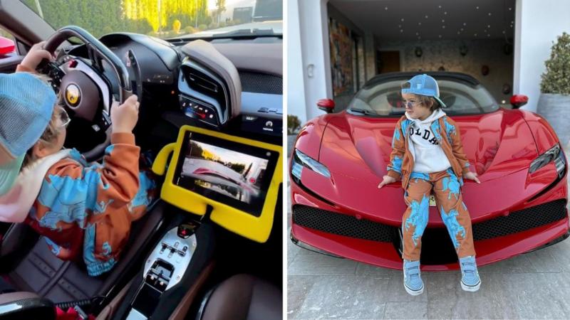 Τούρκος τριών ετών παρκάρει Ferrari σαν επαγγελματίας 2023