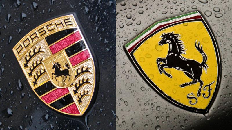 Porsche Ferrari logo
